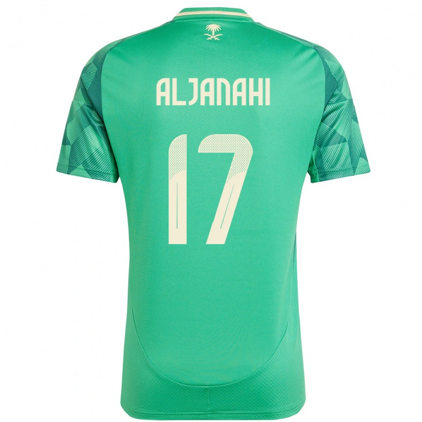 Danxen Women Saudi Arabia Nawaf Aljanahi #17 Green Home Jersey 24-26 T-Shirt