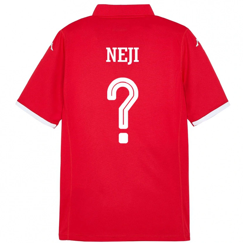Danxen Women Tunisia Fares Neji #0 Red Home Jersey 24-26 T-Shirt
