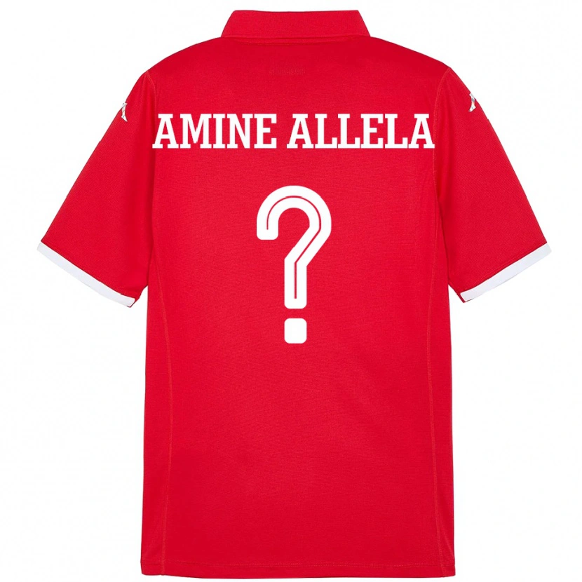 Danxen Women Tunisia Mohamed Amine Allela #0 Red Home Jersey 24-26 T-Shirt