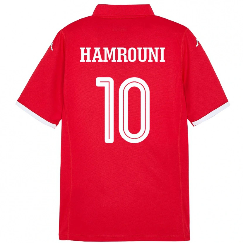 Danxen Women Tunisia Rayen Hamrouni #10 Red Home Jersey 24-26 T-Shirt