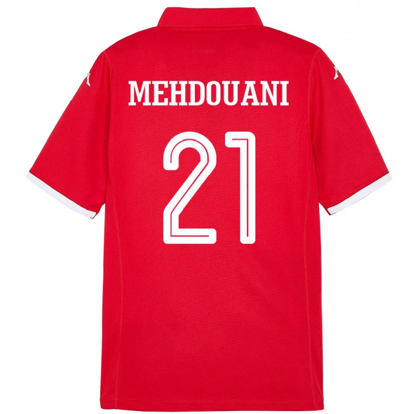 Danxen Women Tunisia Firas Mehdouani #21 Red Home Jersey 24-26 T-Shirt
