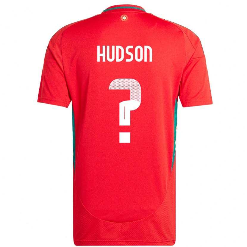 Danxen Women Wales Max Hudson #0 Red Home Jersey 24-26 T-Shirt
