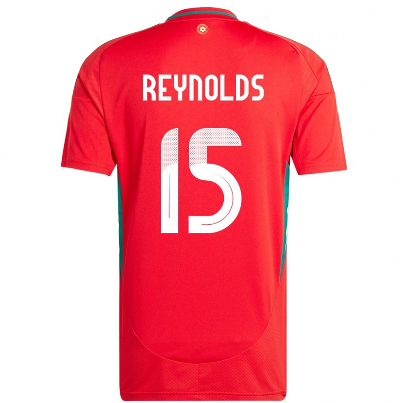 Danxen Women Wales Oliver Reynolds #15 Red Home Jersey 24-26 T-Shirt