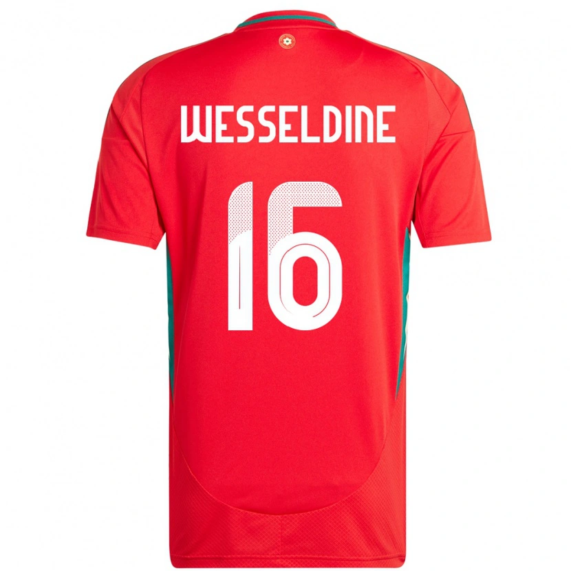 Danxen Women Wales Charlie Wesseldine #16 Red Home Jersey 24-26 T-Shirt