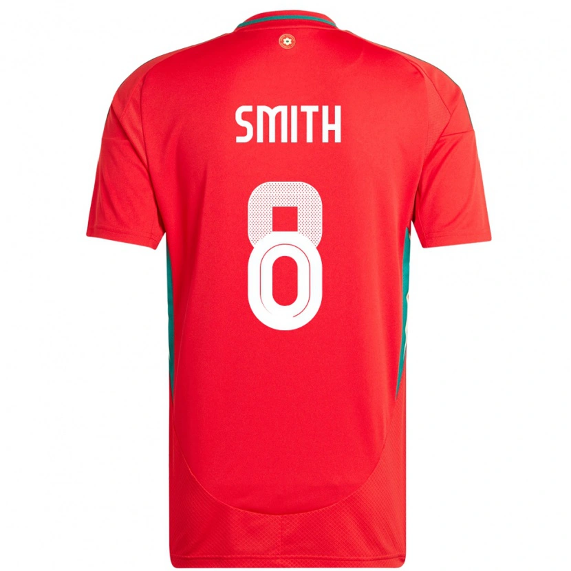 Danxen Women Wales Matt Smith #8 Red Home Jersey 24-26 T-Shirt