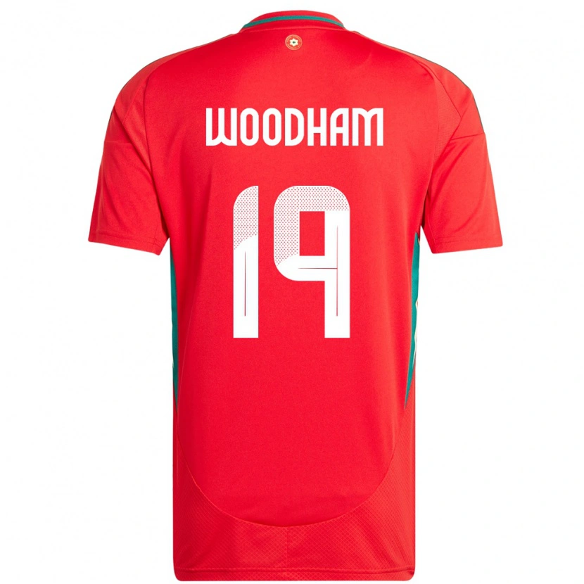 Danxen Women Wales Lily Woodham #19 Red Home Jersey 24-26 T-Shirt