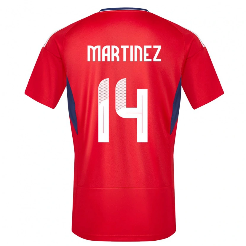 Danxen Women Costa Rica Alonso Martínez #14 Red Home Jersey 24-26 T-Shirt