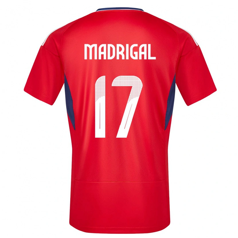 Danxen Women Costa Rica Warren Madrigal #17 Red Home Jersey 24-26 T-Shirt