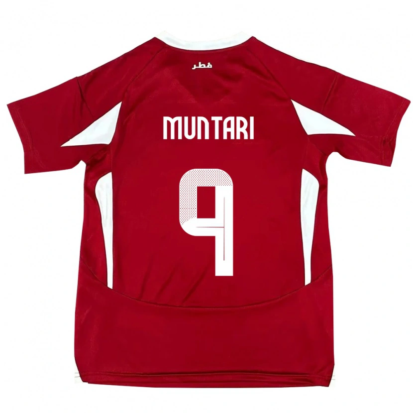 Danxen Women Qatar Mohammed Muntari #9 Red Home Jersey 24-26 T-Shirt