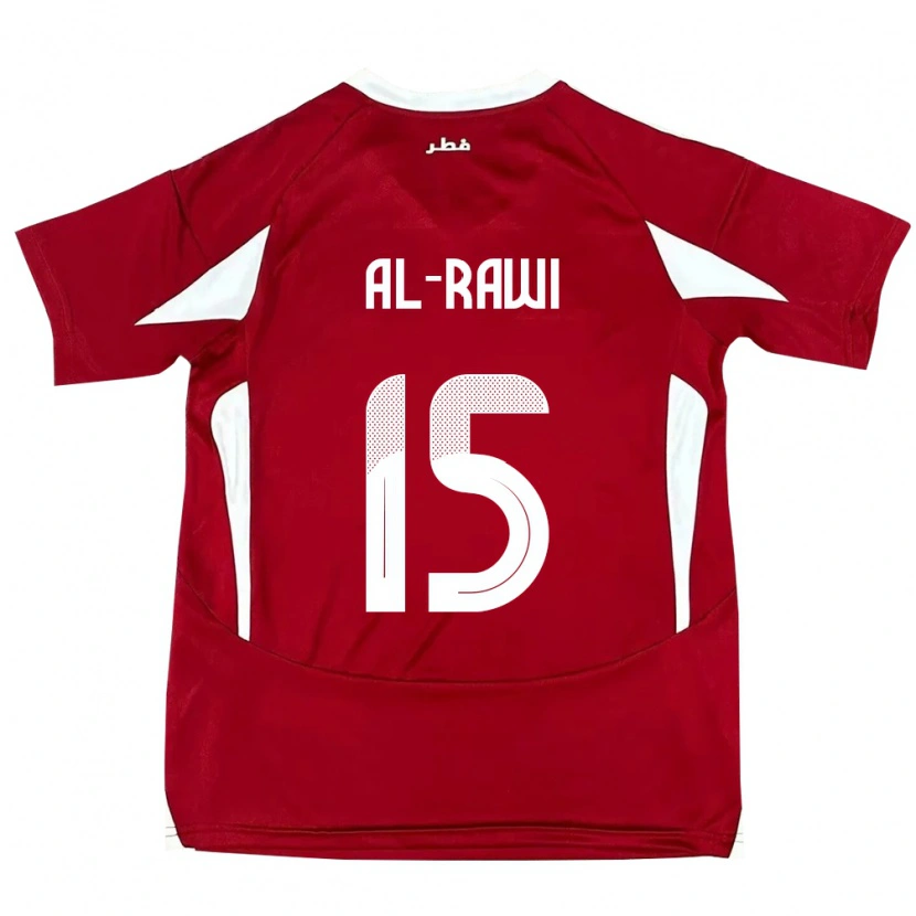 Danxen Women Qatar Bassam Al-Rawi #15 Red Home Jersey 24-26 T-Shirt
