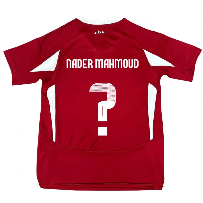 Danxen Women Qatar Ali Nader Mahmoud #0 Red Home Jersey 24-26 T-Shirt