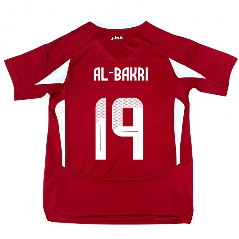 Danxen Women Qatar Abdulaziz Al-Bakri #19 Red Home Jersey 24-26 T-Shirt