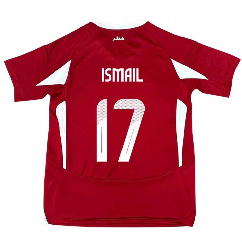 Danxen Women Qatar Ismail Mohamad #17 Red Home Jersey 24-26 T-Shirt