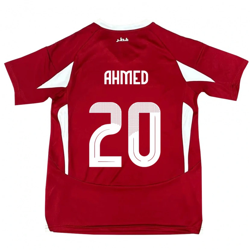 Danxen Women Qatar Ahmed Fadel Hasaba #20 Red Home Jersey 24-26 T-Shirt