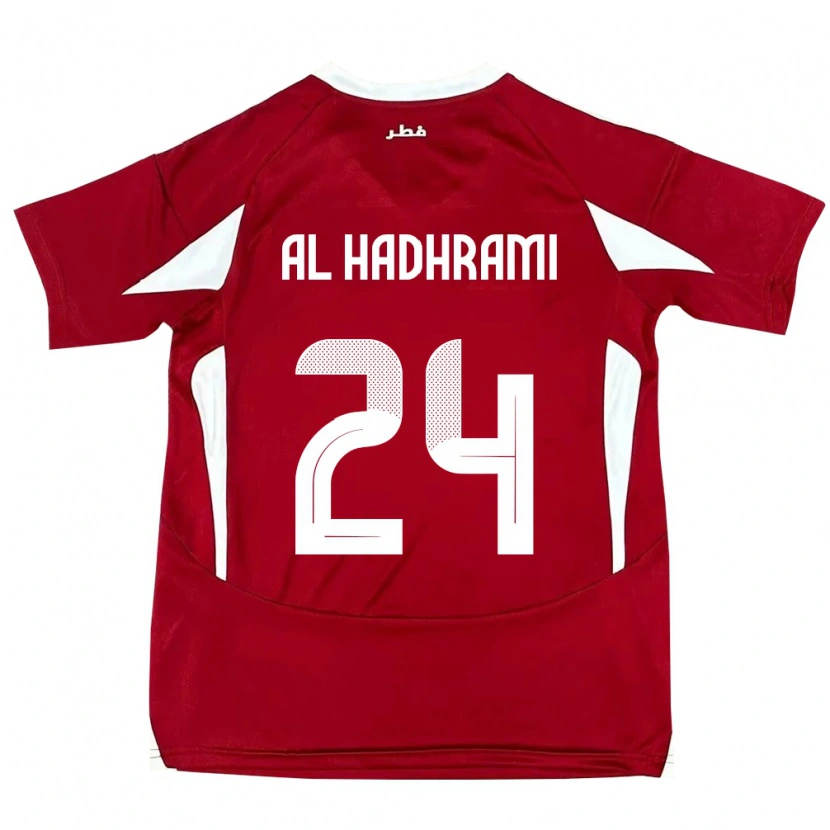Danxen Women Qatar Naif Abdulraheem Al Hadhrami #24 Red Home Jersey 24-26 T-Shirt