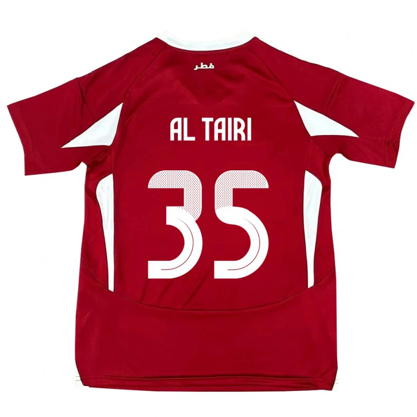 Danxen Women Qatar Osamah Al Tairi #35 Red Home Jersey 24-26 T-Shirt