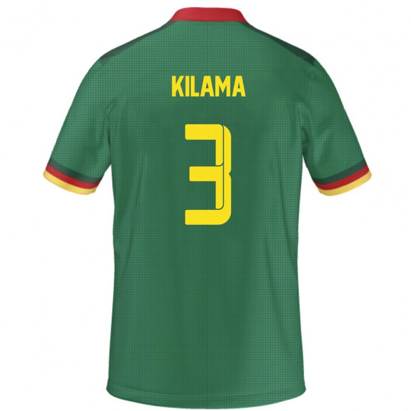 Danxen Women Cameroon Guy-Marcelin Kilama #3 Green Home Jersey 24-26 T-Shirt