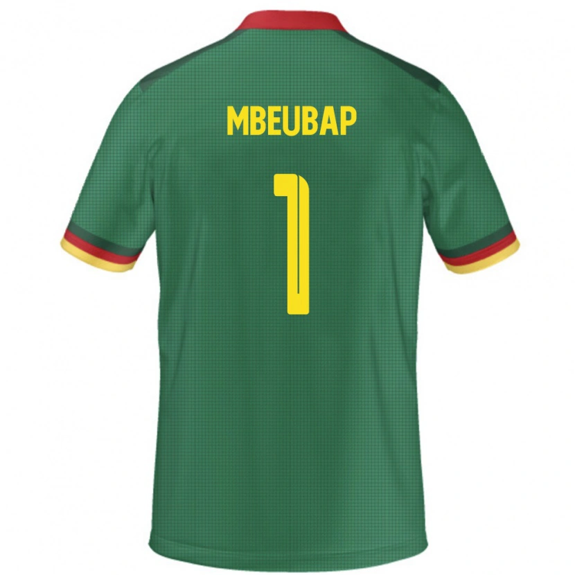 Danxen Women Cameroon Jacques Mbeubap #1 Green Home Jersey 24-26 T-Shirt
