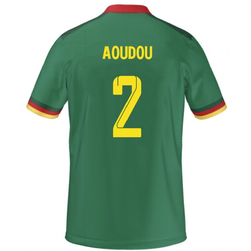 Danxen Women Cameroon Moussa Aoudou #2 Green Home Jersey 24-26 T-Shirt