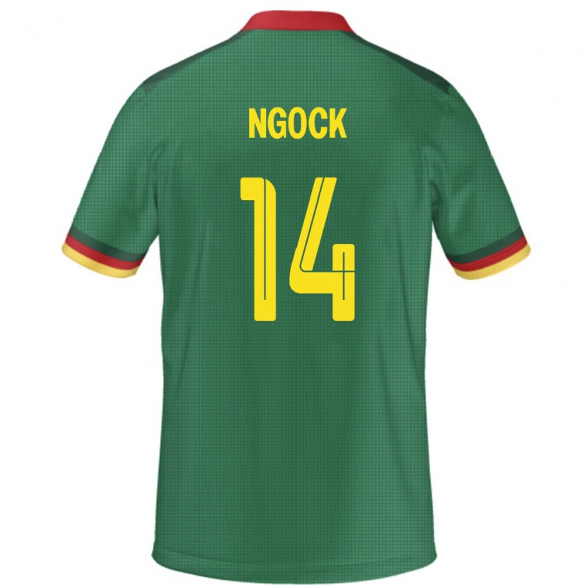 Danxen Women Cameroon Monique Ngock #14 Green Home Jersey 24-26 T-Shirt
