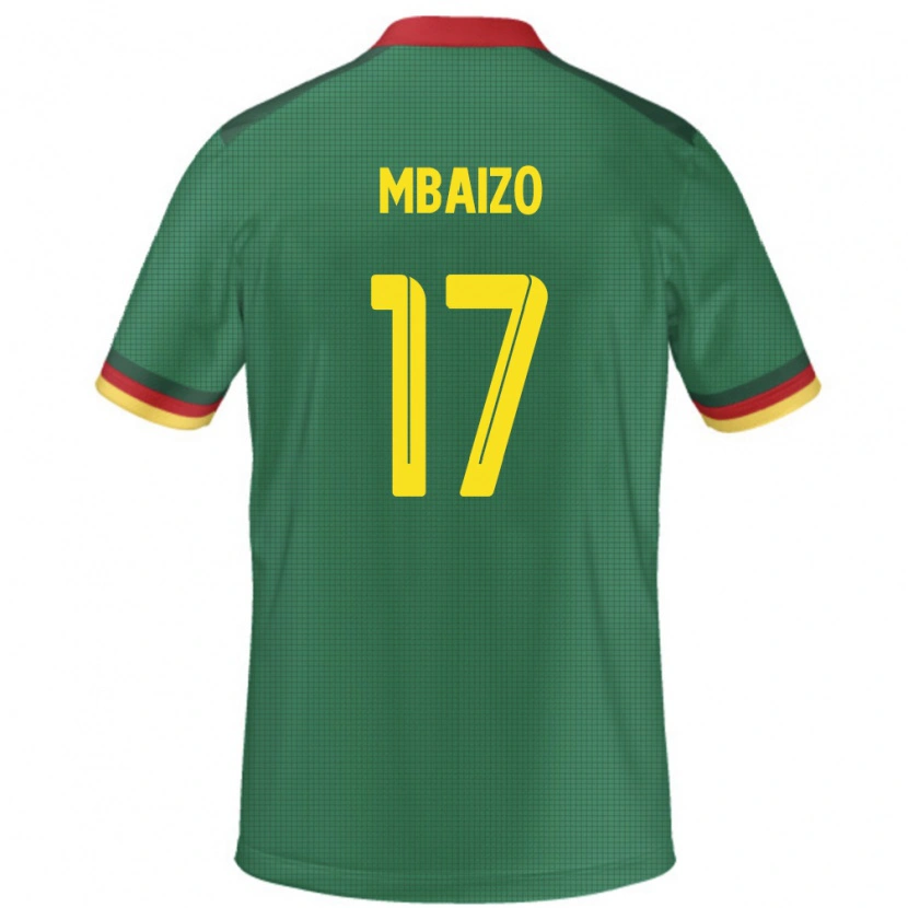 Danxen Women Cameroon Olivier Mbaizo #17 Green Home Jersey 24-26 T-Shirt