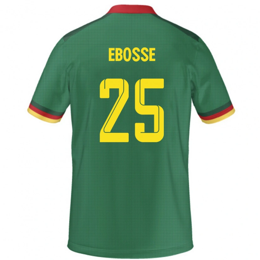 Danxen Women Cameroon Enzo Ebosse #25 Green Home Jersey 24-26 T-Shirt