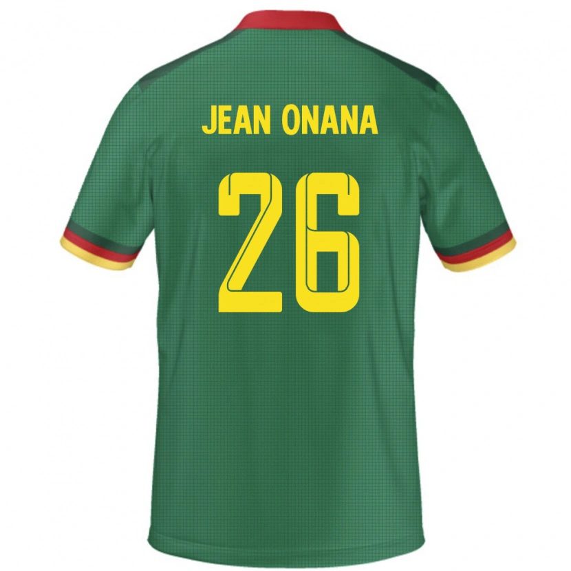 Danxen Women Cameroon Jean Onana #26 Green Home Jersey 24-26 T-Shirt