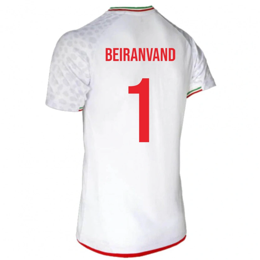 Danxen Women Iran Alireza Beiranvand #1 White Home Jersey 24-26 T-Shirt