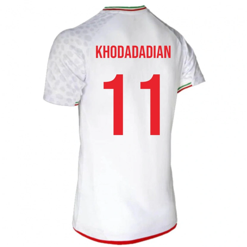 Danxen Women Iran Erfan Khodadadian #11 White Home Jersey 24-26 T-Shirt