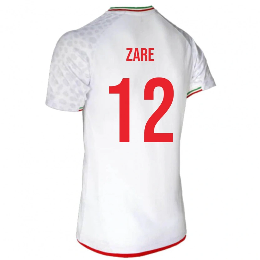 Danxen Women Iran Yasin Zare #12 White Home Jersey 24-26 T-Shirt