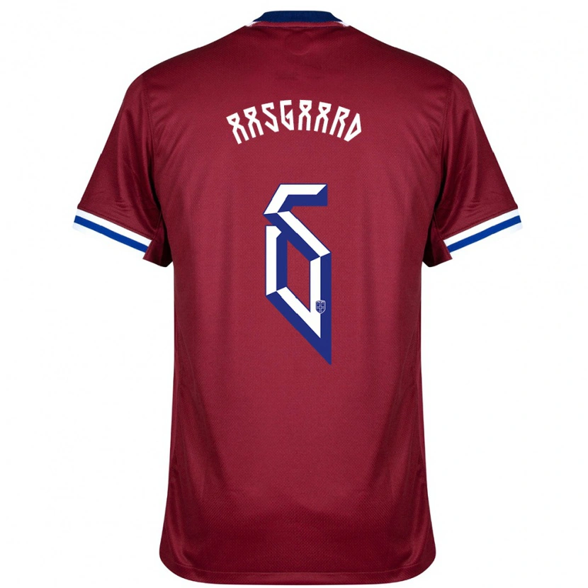Danxen Women Norway Thelo Aasgaard #6 Red Blue White Home Jersey 24-26 T-Shirt
