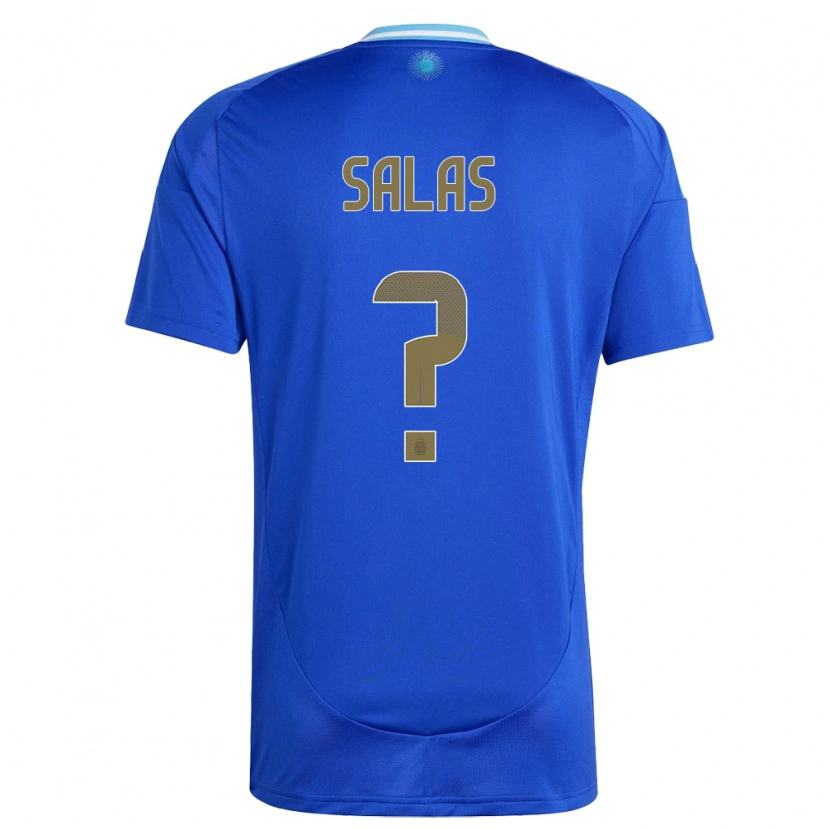 Danxen Women Argentina Joaquin Salas #0 Blue Away Jersey 24-26 T-Shirt