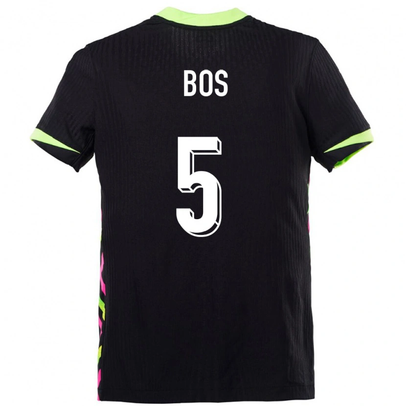 Danxen Women Australia Jordan Bos #5 Dark Blue Away Jersey 24-26 T-Shirt