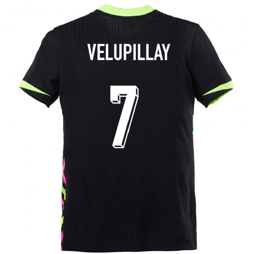 Danxen Women Australia Nishan Velupillay #7 Dark Blue Away Jersey 24-26 T-Shirt