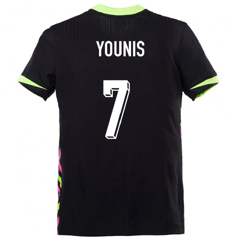 Danxen Women Australia Marcus Younis #7 Dark Blue Away Jersey 24-26 T-Shirt