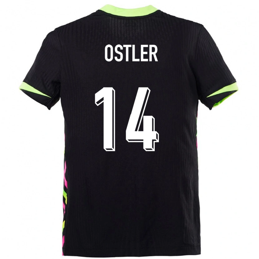 Danxen Women Australia Trent Ostler #14 Dark Blue Away Jersey 24-26 T-Shirt
