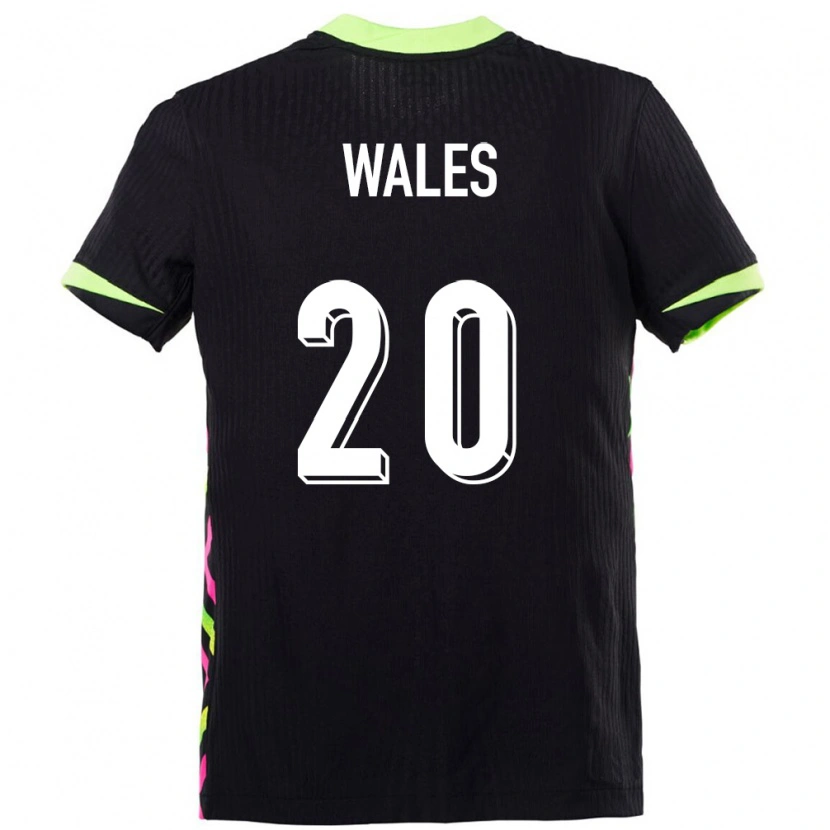 Danxen Women Australia Lachlan Wales #20 Dark Blue Away Jersey 24-26 T-Shirt