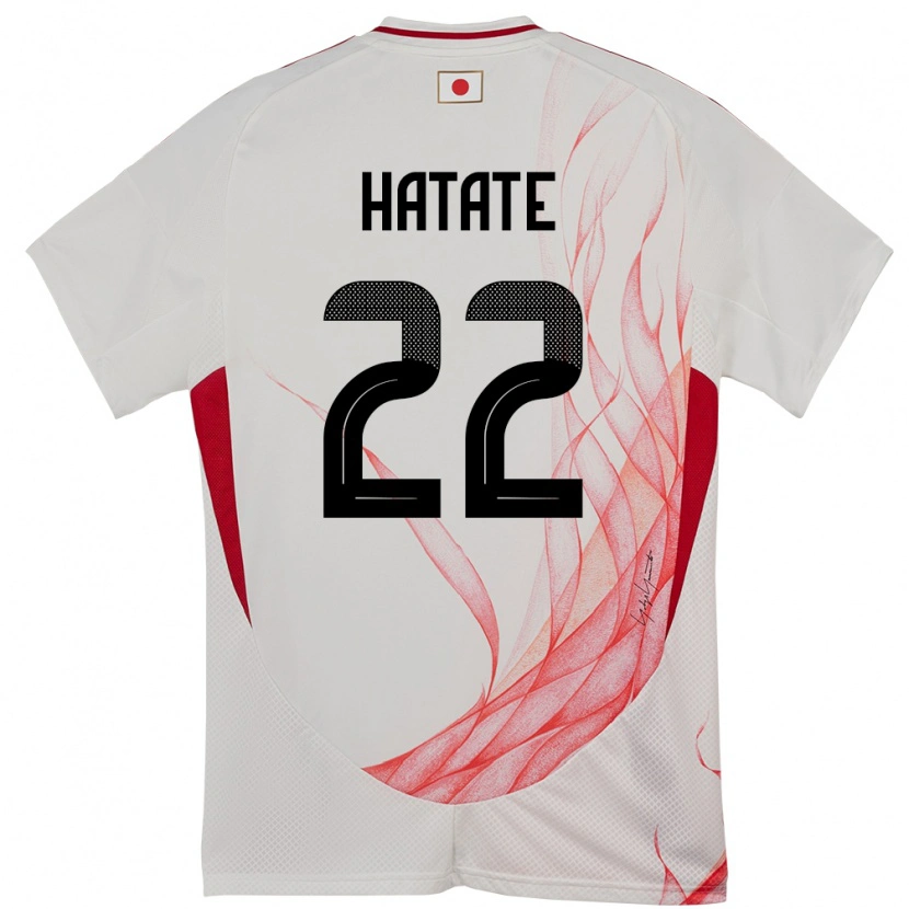 Danxen Women Japan Reo Hatate #22 White Away Jersey 24-26 T-Shirt