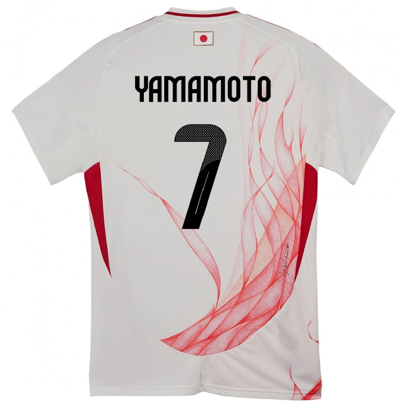 Danxen Women Japan Rihito Yamamoto #7 White Away Jersey 24-26 T-Shirt