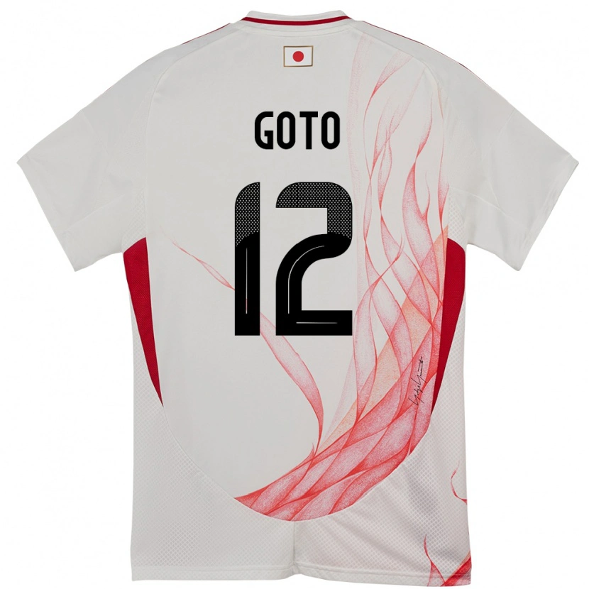 Danxen Women Japan Wataru Goto #12 White Away Jersey 24-26 T-Shirt