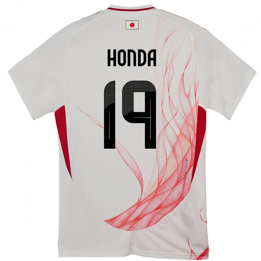 Danxen Women Japan Fuchi Honda #19 White Away Jersey 24-26 T-Shirt