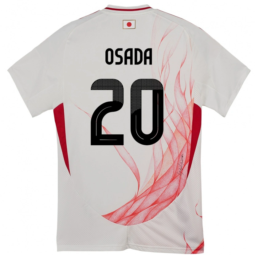 Danxen Women Japan Towa Osada #20 White Away Jersey 24-26 T-Shirt