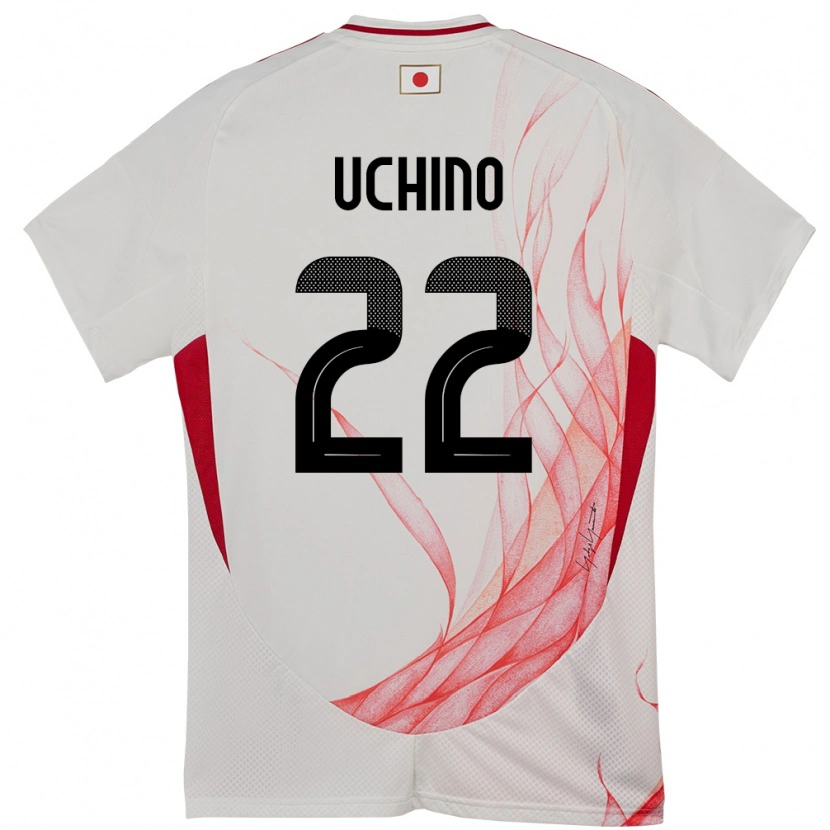 Danxen Women Japan Takashi Uchino #22 White Away Jersey 24-26 T-Shirt