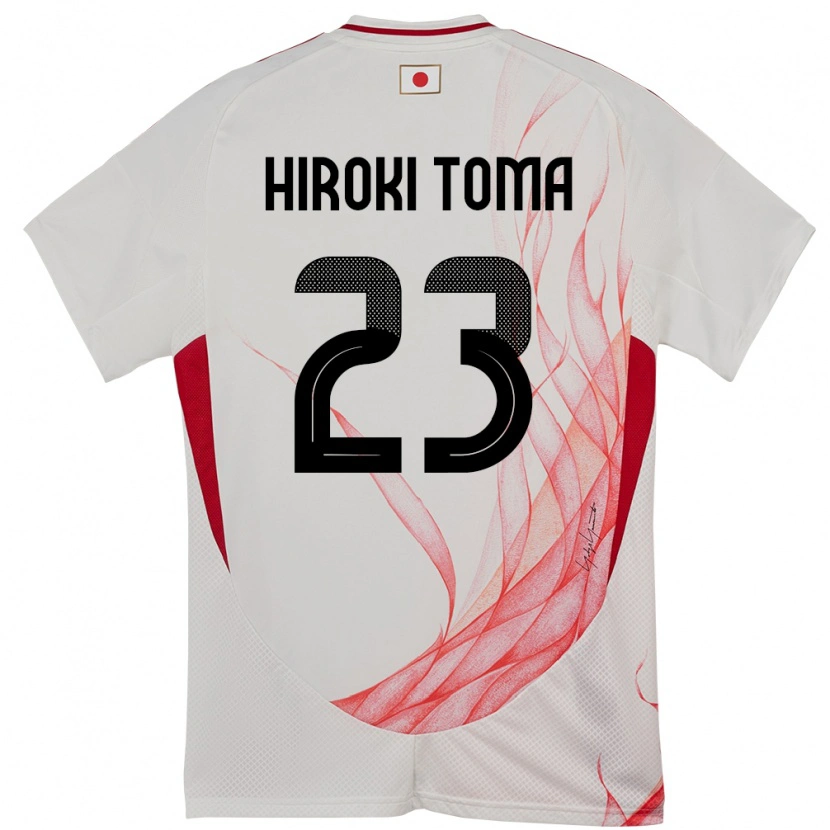 Danxen Women Japan Otavio Hiroki Toma #23 White Away Jersey 24-26 T-Shirt