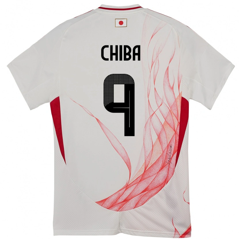 Danxen Women Japan Kanta Chiba #9 White Away Jersey 24-26 T-Shirt