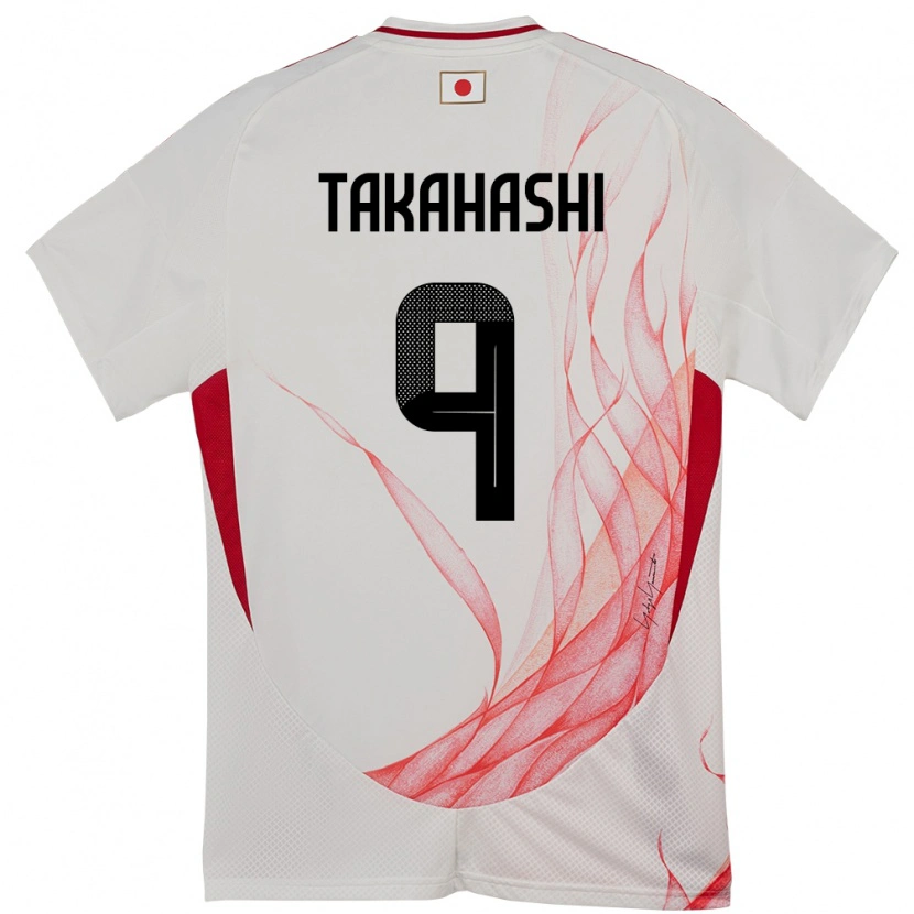 Danxen Women Japan Hikaru Takahashi #9 White Away Jersey 24-26 T-Shirt