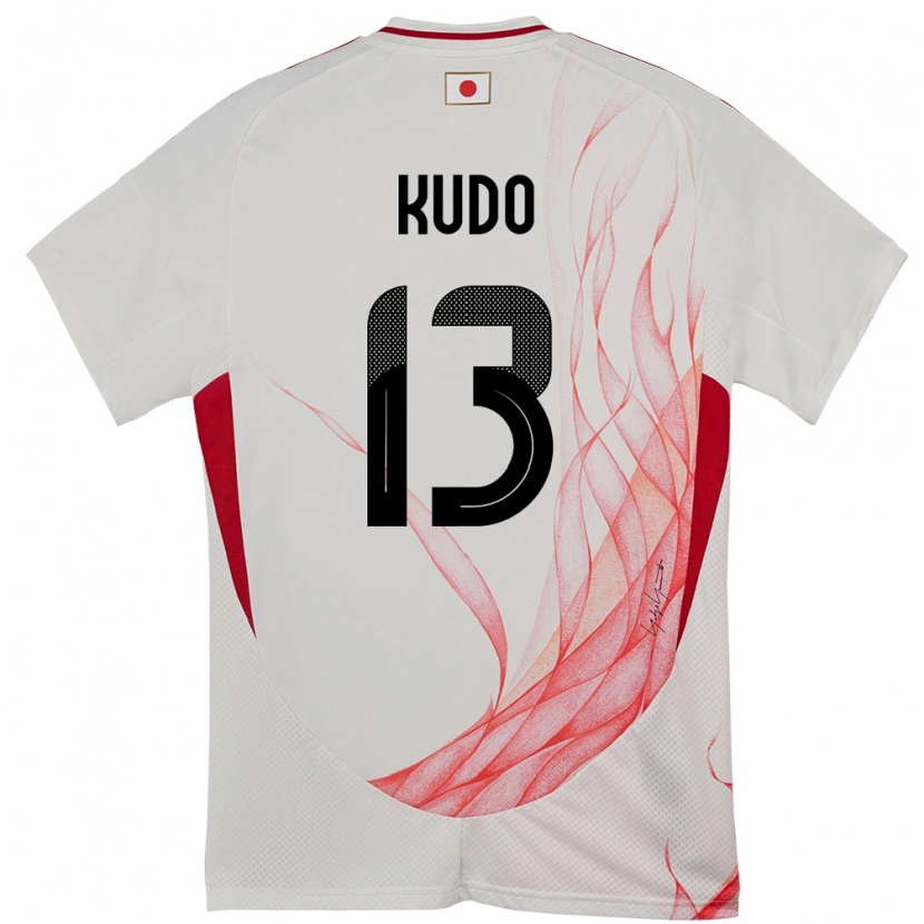 Danxen Women Japan Kota Kudo #13 White Away Jersey 24-26 T-Shirt