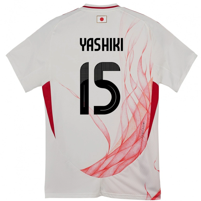 Danxen Women Japan Yusei Yashiki #15 White Away Jersey 24-26 T-Shirt