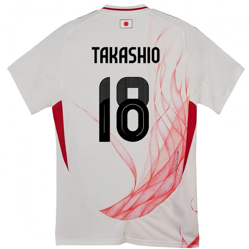 Danxen Women Japan Hayase Takashio #18 White Away Jersey 24-26 T-Shirt