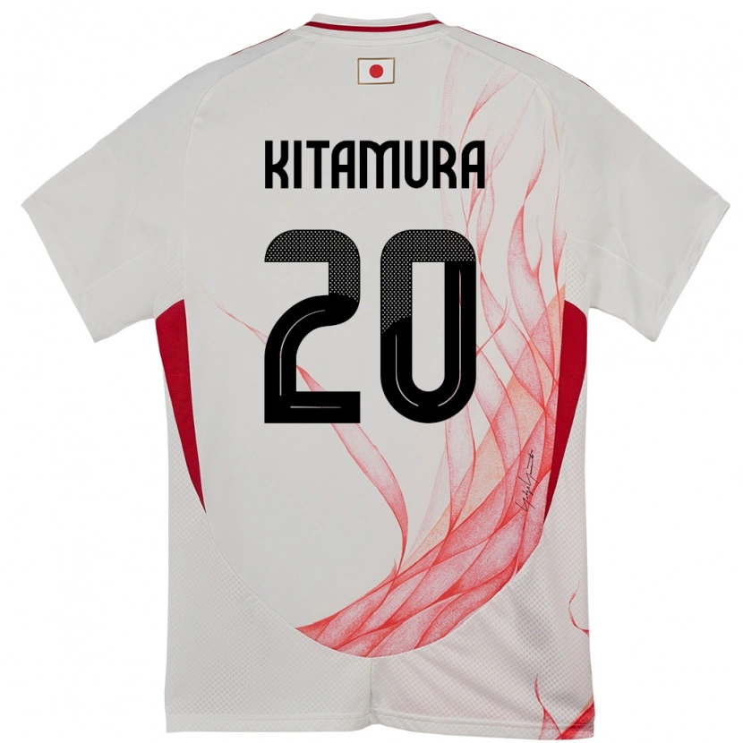 Danxen Women Japan Nanami Kitamura #20 White Away Jersey 24-26 T-Shirt